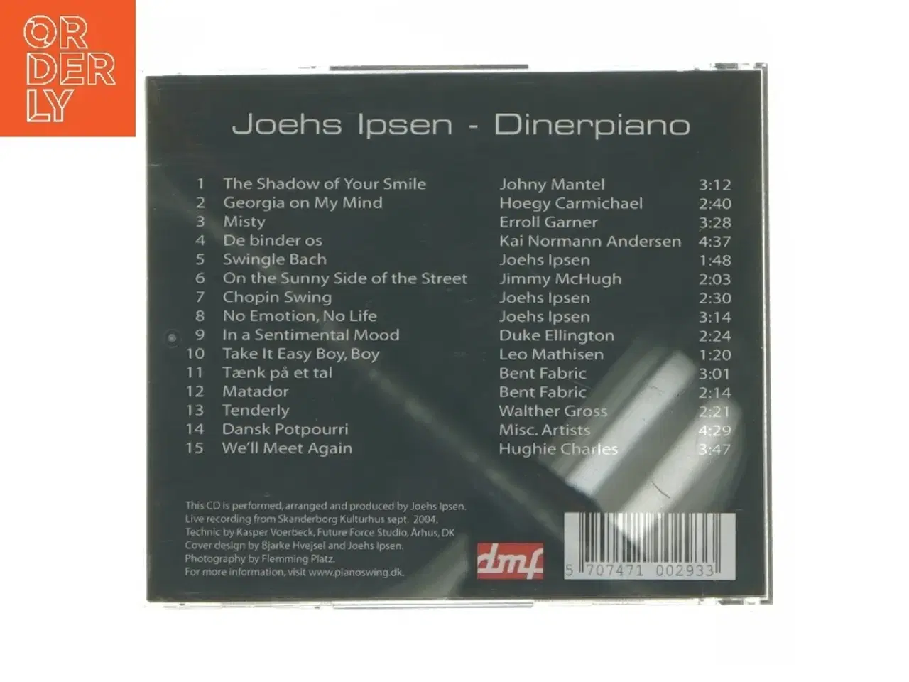 Billede 4 - Joehs Ipsen - Dinerpiano CD