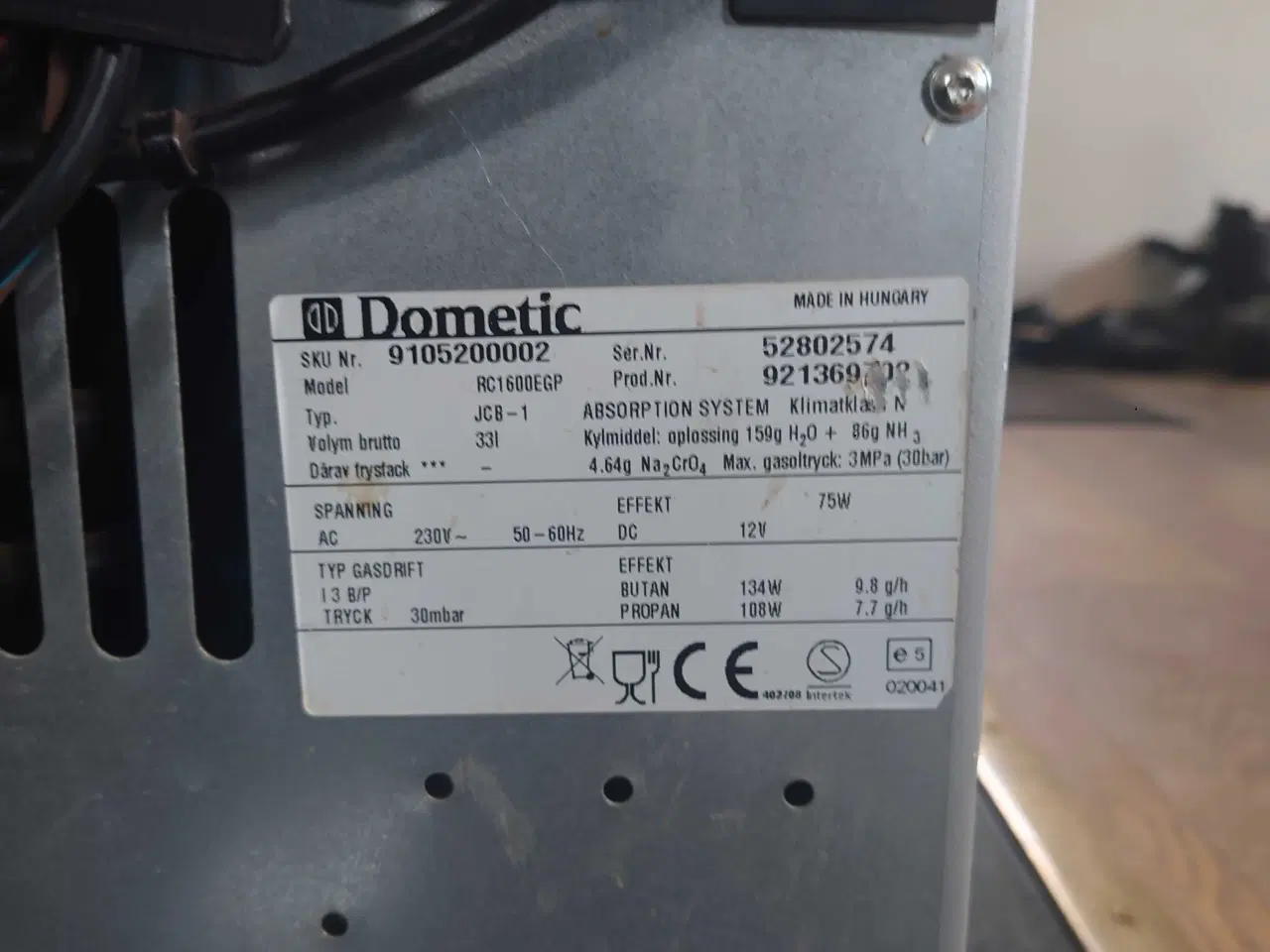 Billede 1 - Køleboks til gas og 12 w og 220 w. Ny