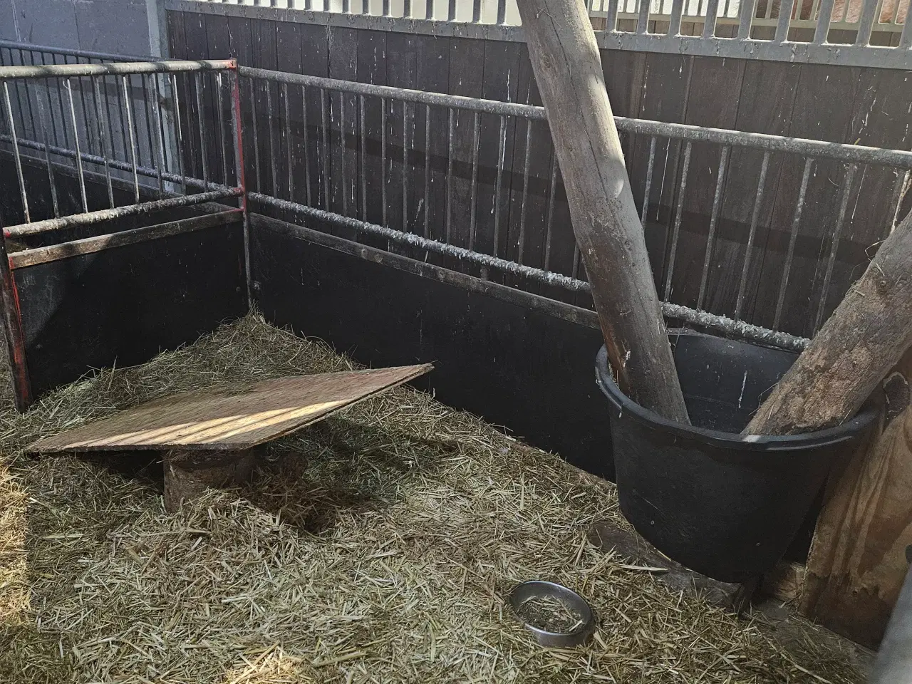 Billede 4 - Rester af inventar, brugt til får og geder