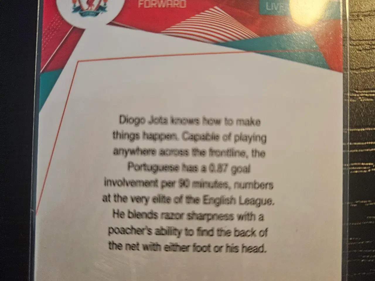 Billede 2 - Diogo Jota 147/299 Fodboldkort