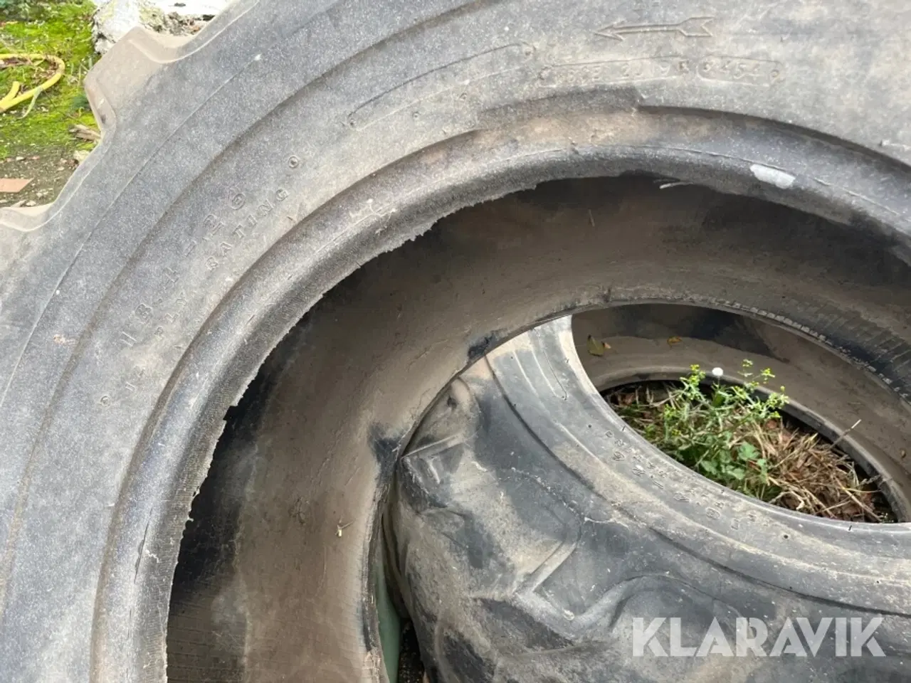 Billede 7 - Dæk Goodyear Super grip til rendegraver 2 styk