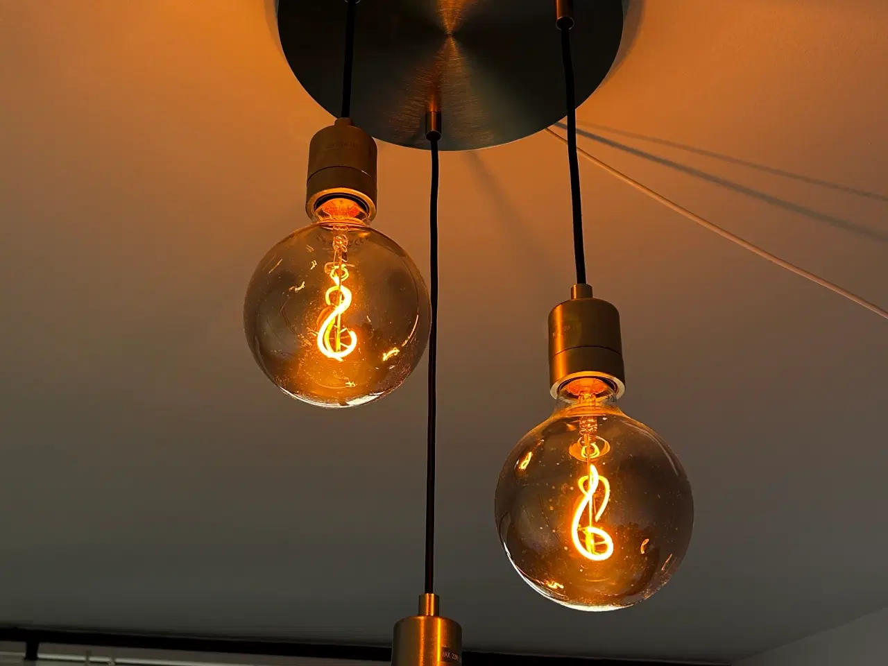 Billede 3 - Ceiling lamp (3 light bulbs included!)