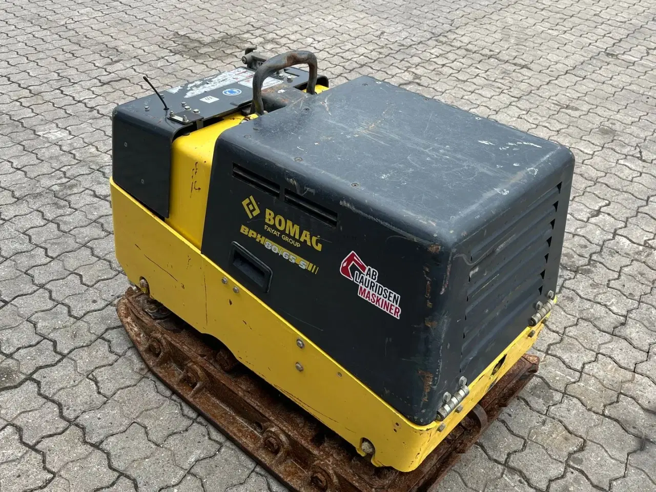 Billede 4 - Bomag 80/65s Fjernstyret 740kg diesel pladevibrator