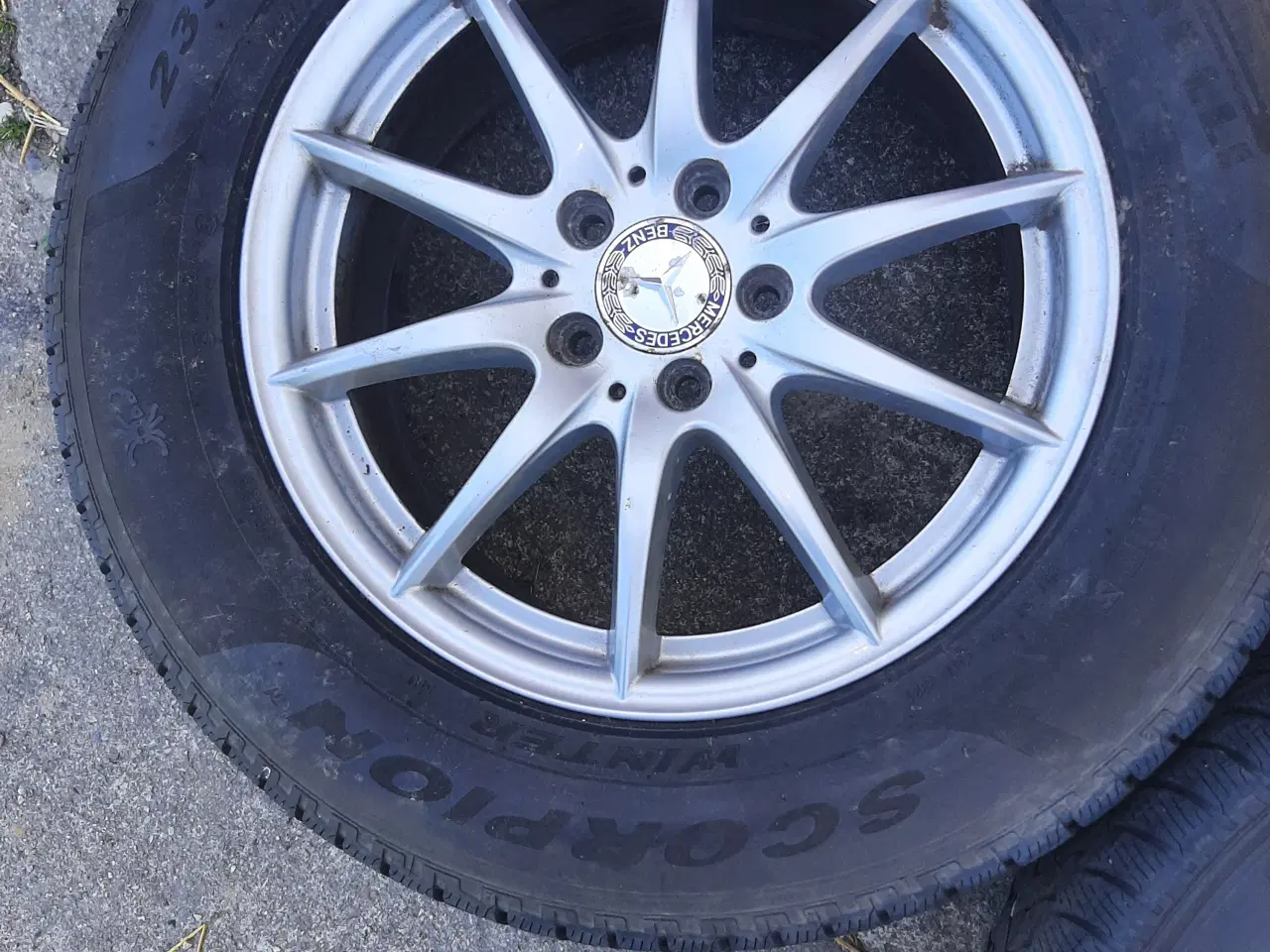 Billede 2 - Alufælge med vinterdæk 