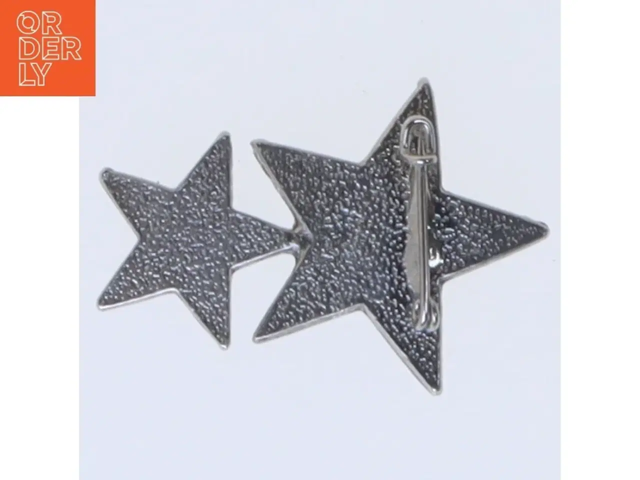 Billede 3 - Stjernebroche med glinsende sten (str. 4,5 cm)