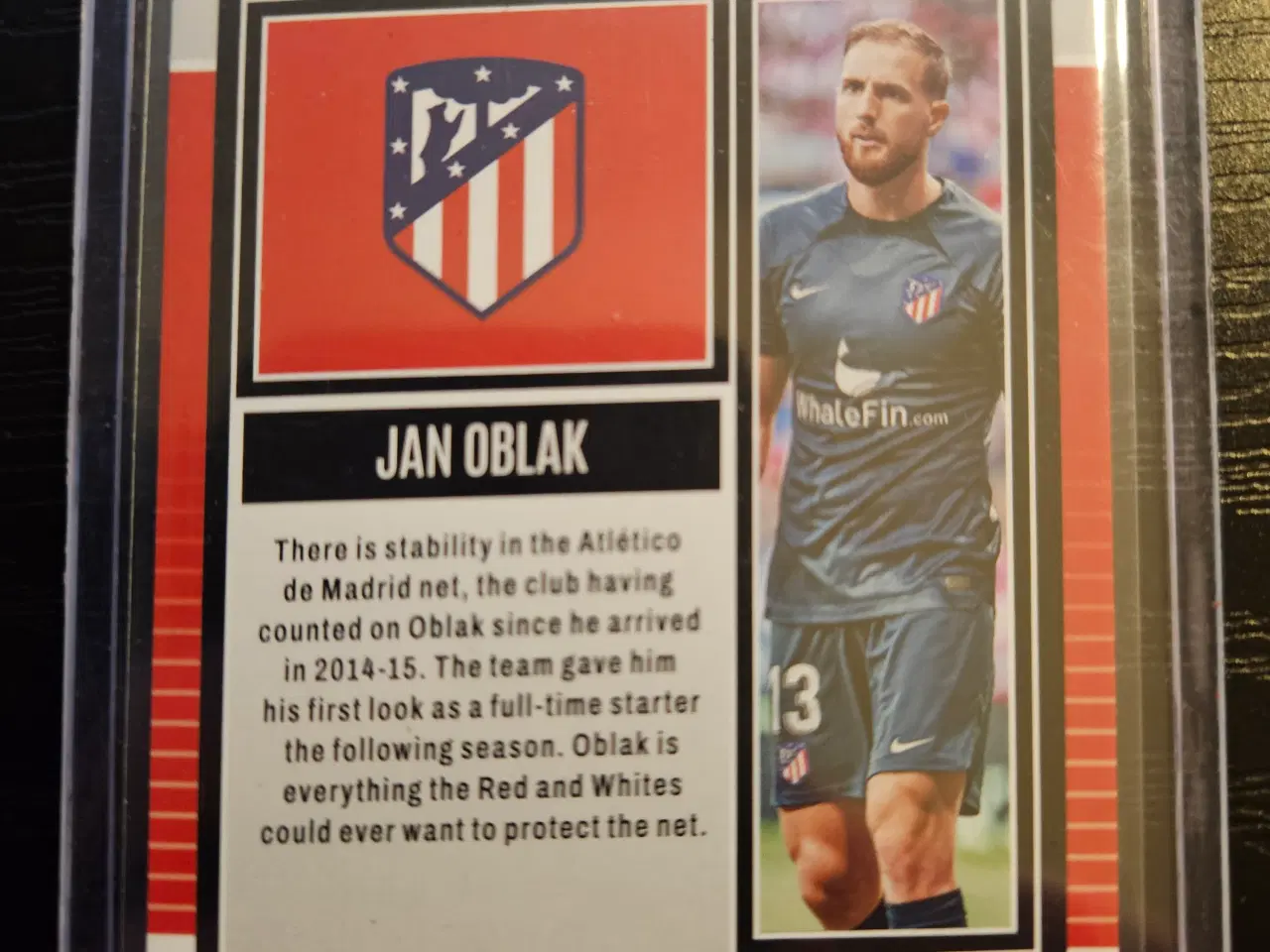 Billede 2 - Jan Oblak 41/45 Fodboldkort