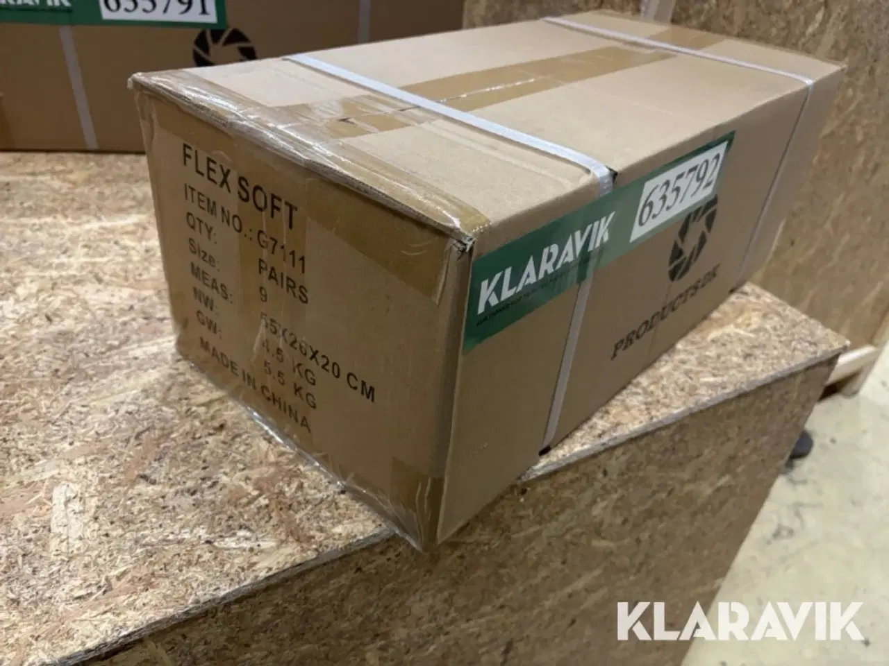 Billede 2 - Arbejdshandsker Flex soft Størrelse 9 - 240 par. i alt