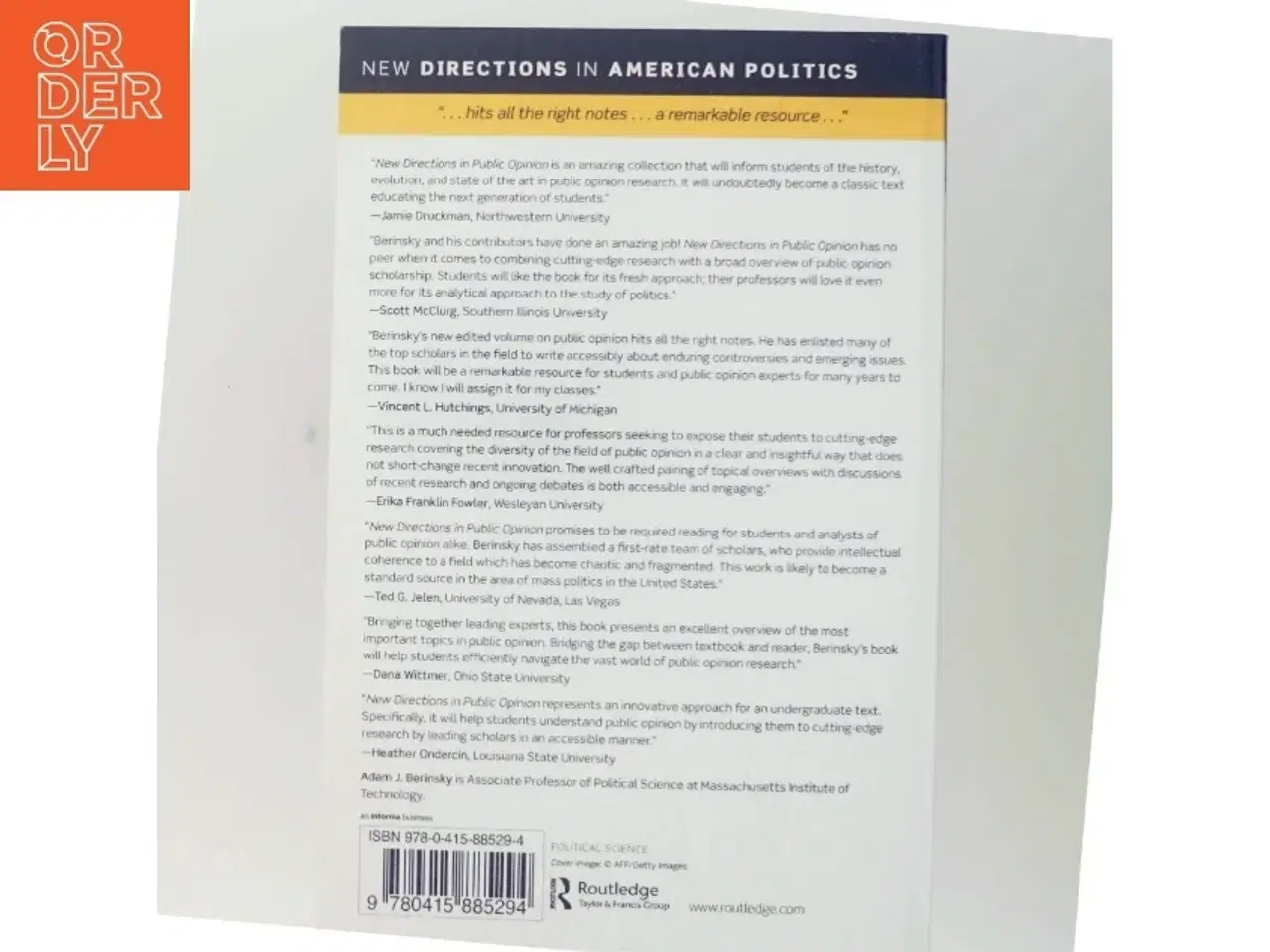 Billede 3 - New directions in public opinion (Bog)