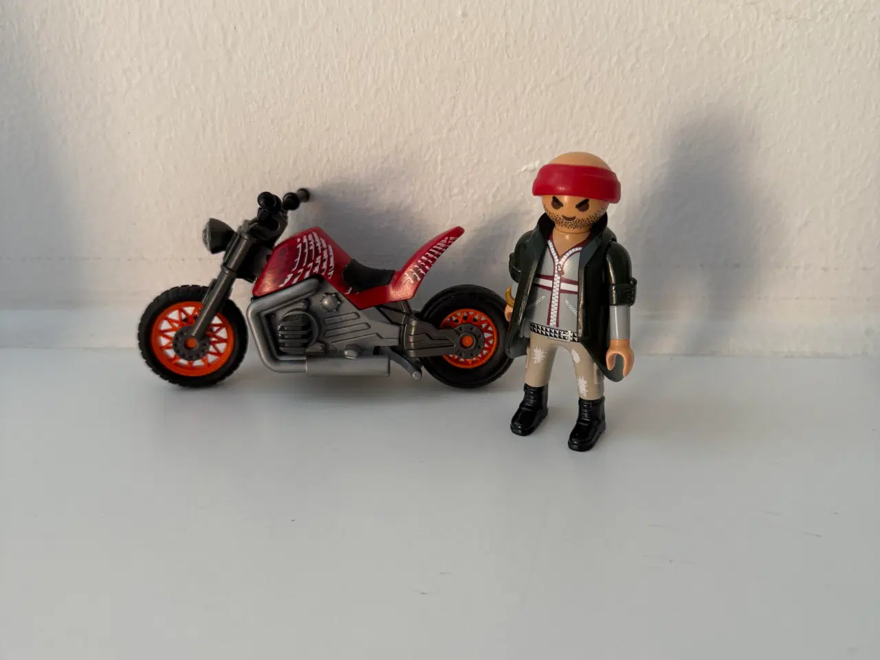Billede 3 - Playmobil pengetransport, politi, røver, motorcyke