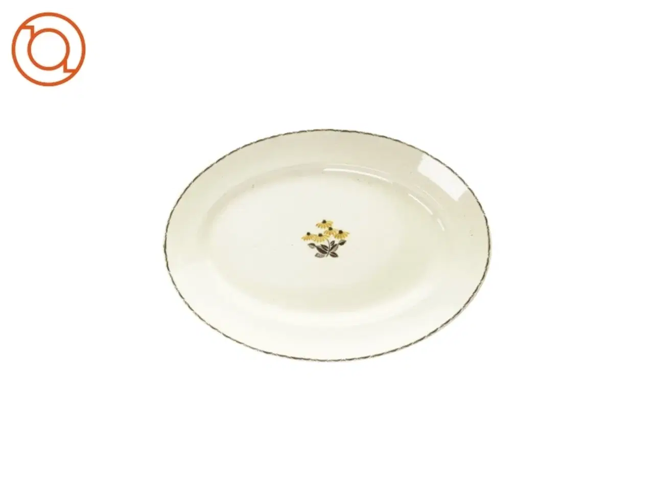 Billede 1 - Porcelæns fad fra Britta (str. L: 30 cm)