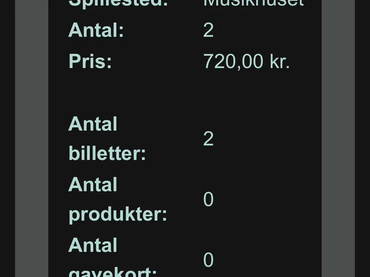 Billede 1 - 2 billetter til nikolaj stokholm