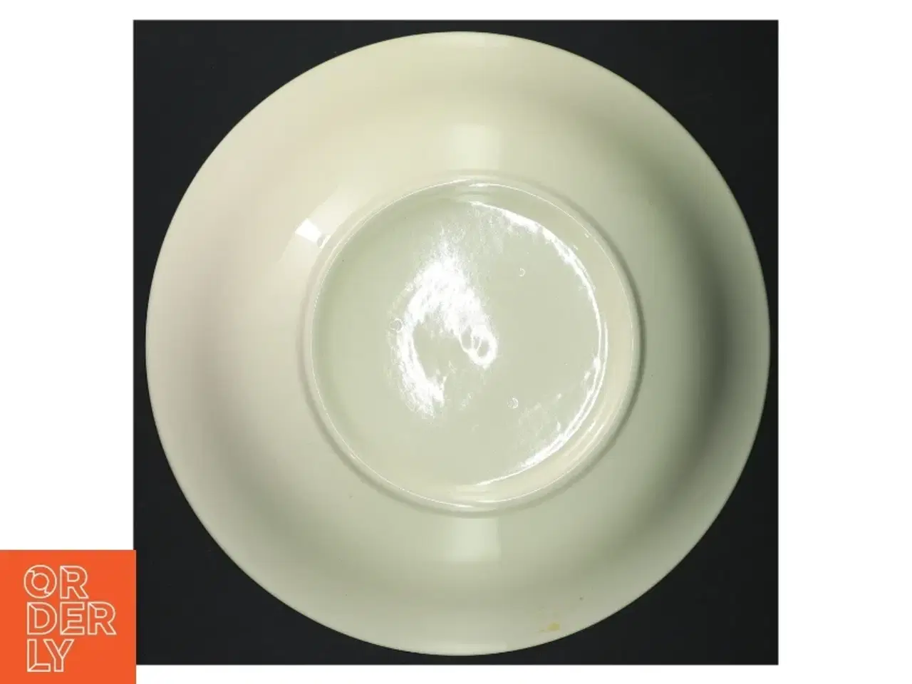 Billede 3 - Stor keramik salatskål med olivenmotiv (str. 25 cm)