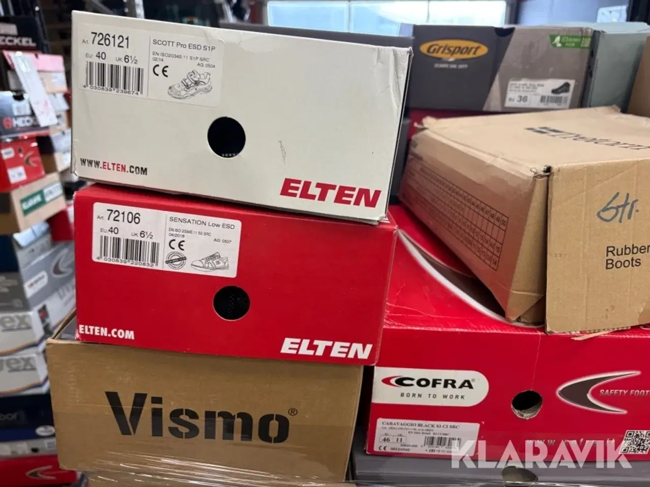 Billede 12 - Arbejdssko - assoteret type - 115 styks i alt