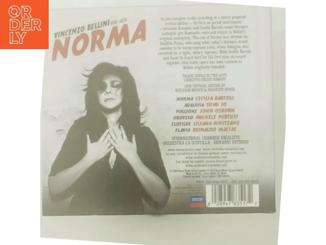Billede 3 - Bellini: Norma med Cecilia Bartoli (DVD)
