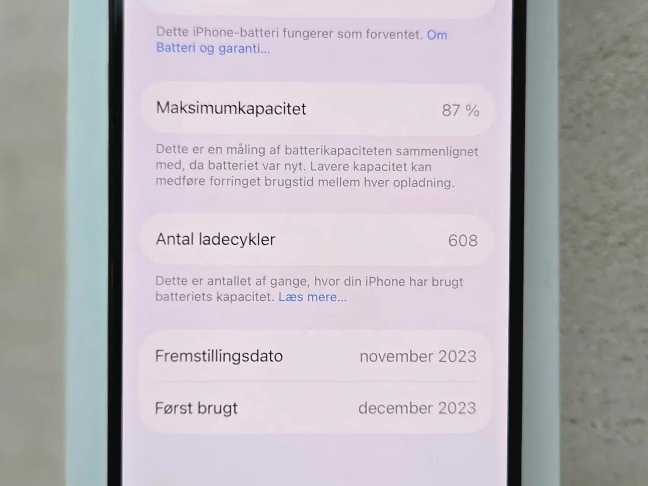Billede 4 - Iphone 15 Pro 128GB Blue Titanium