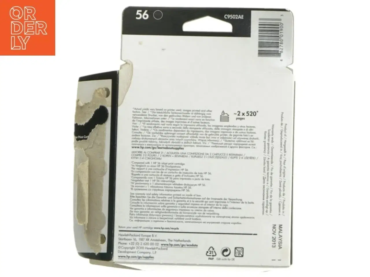 Billede 6 - HP 56 sort blækpatroner fra HP