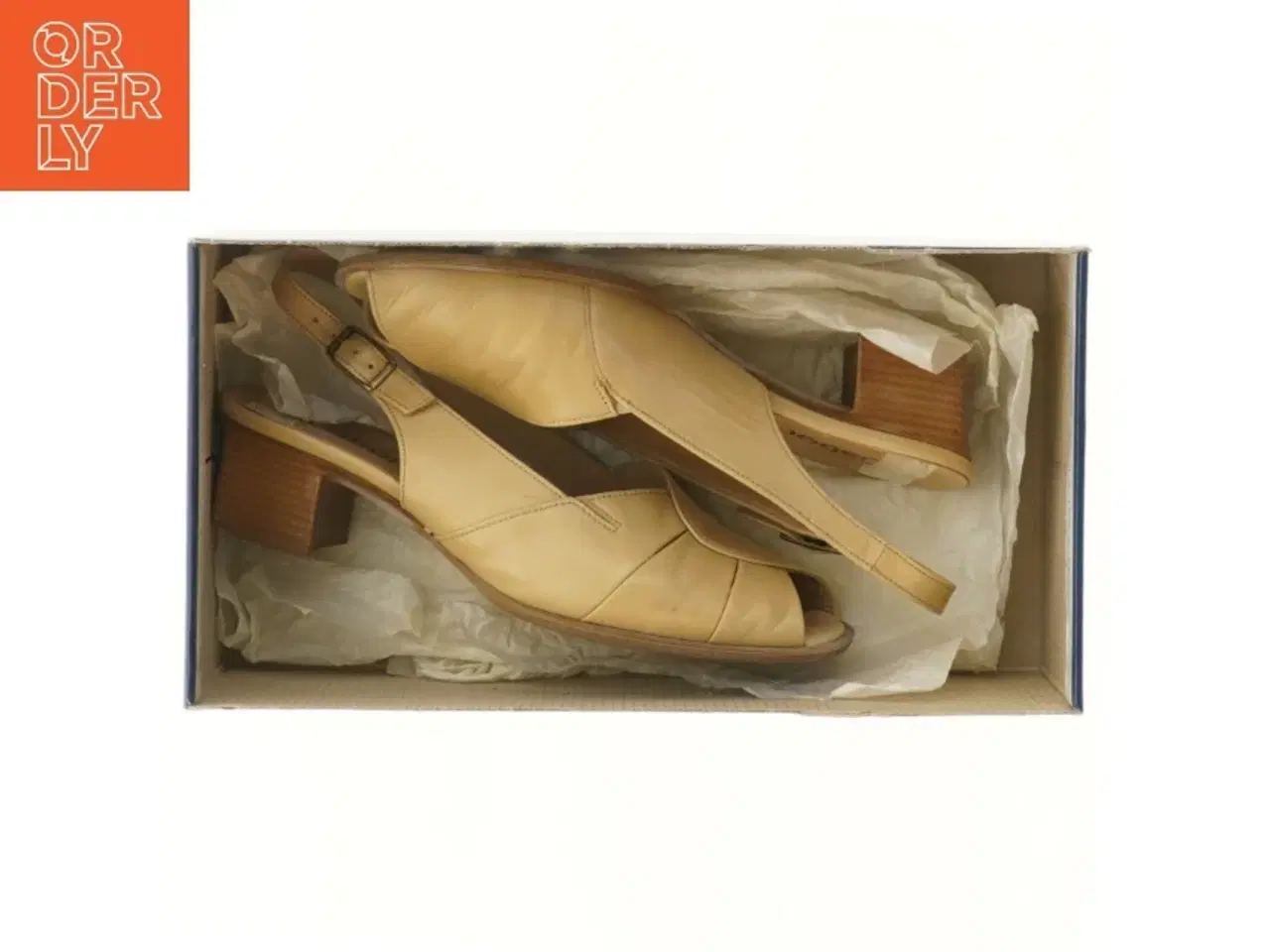 Billede 4 - Beige sandaler med lukket tå fra Gabor (str. 37,5 )