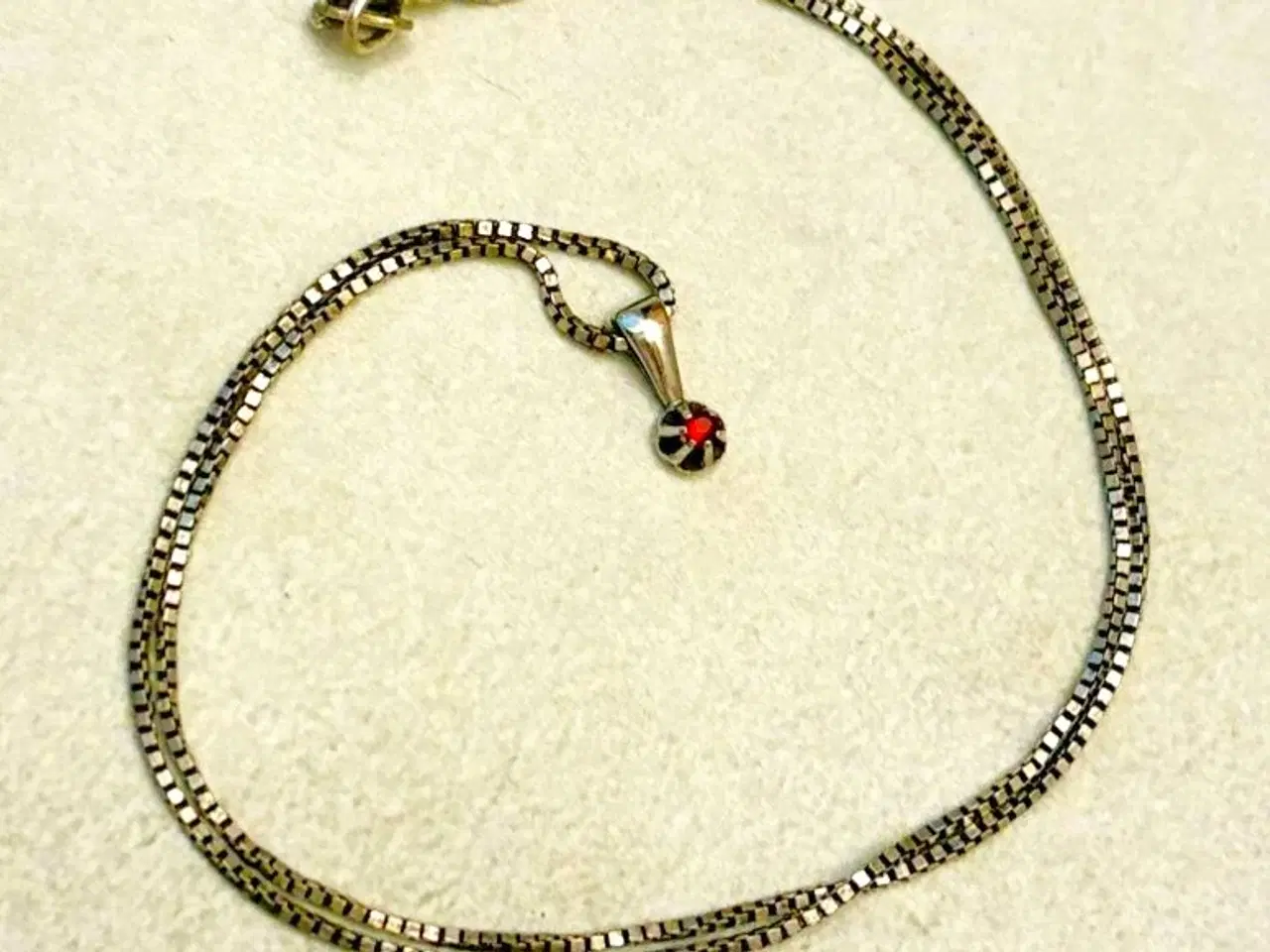 Billede 2 - Halskæde i 925 Sterling Sølv med vedhæng