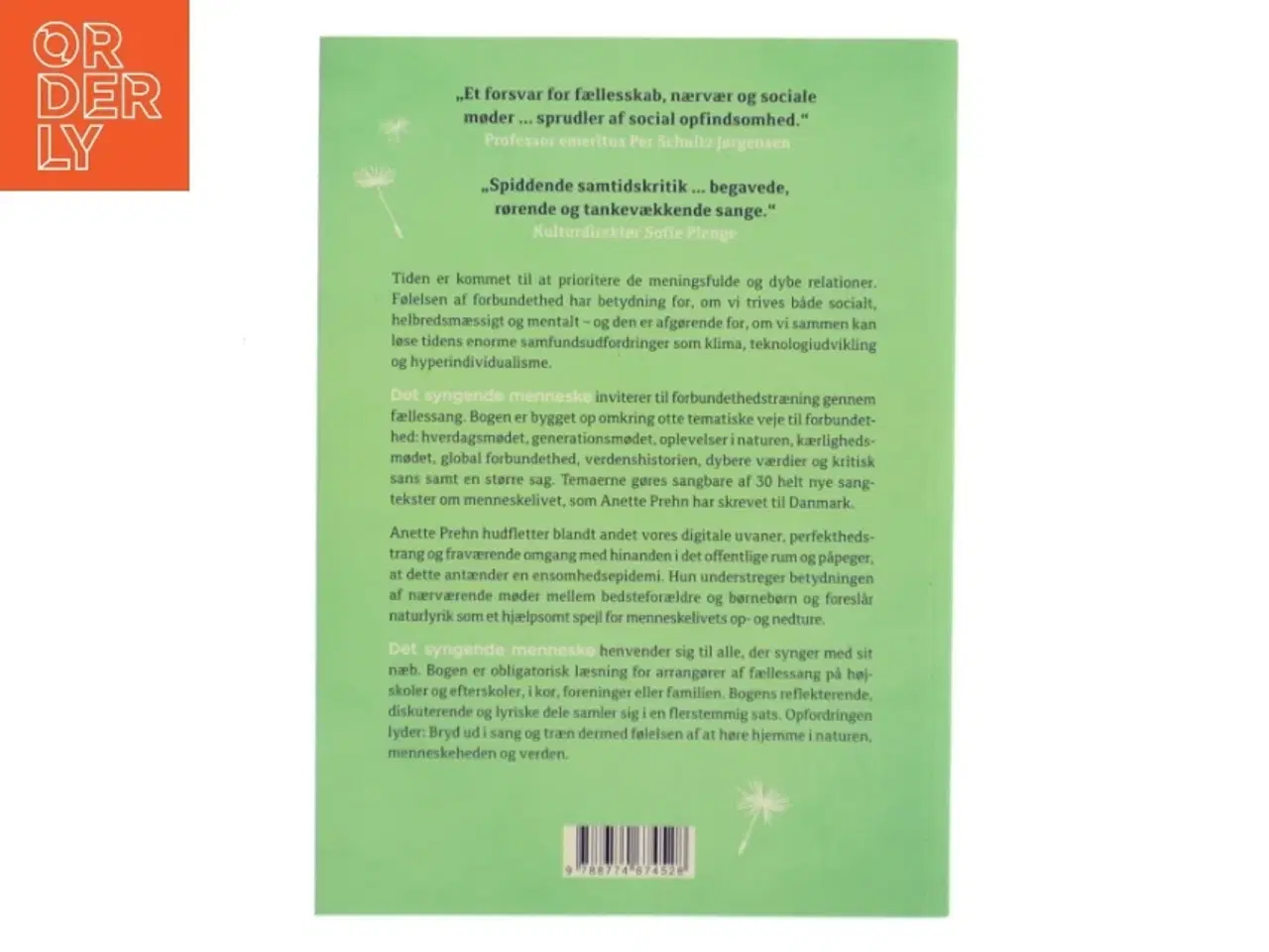 Billede 2 - Det syngende menneske : nye veje til forbundethed af Anette Prehn (Bog)