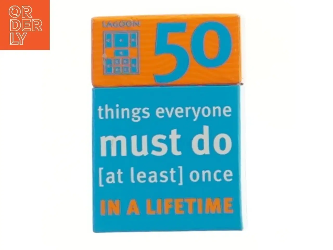 Billede 1 - Kortspil: 50 ting alle skal gøre fra Lagoon (str. 9,5x6,5 cm)