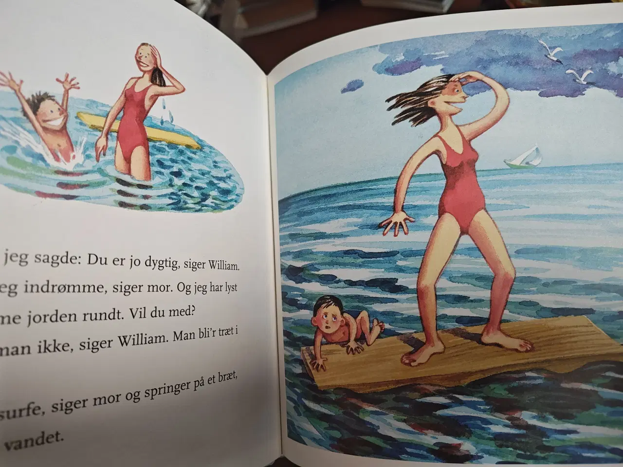 Billede 2 - Mor kan ikke svømme BOG af Thomas Winding