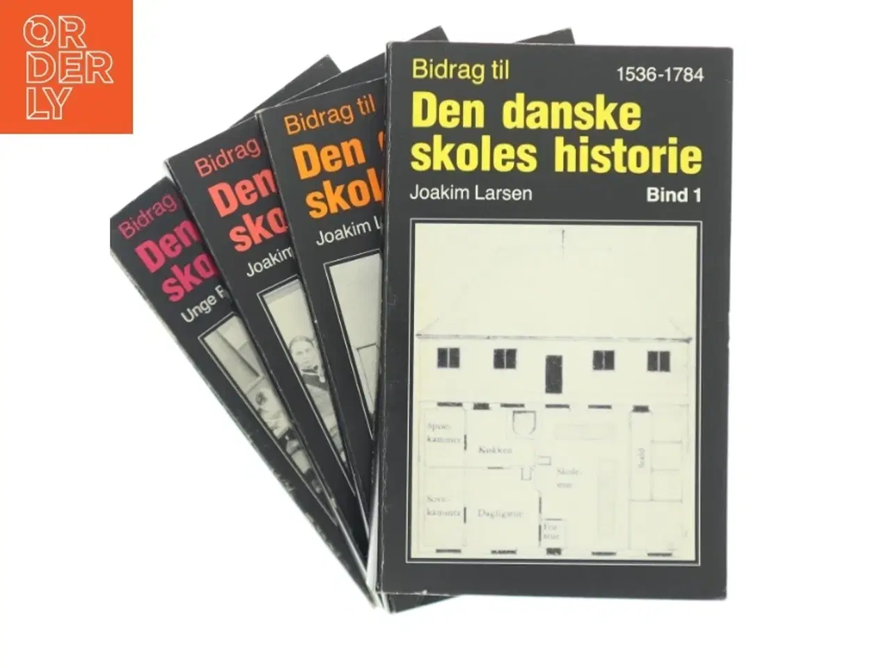 Billede 1 - Bidrag til Den danske skoles historie af Joakim Larsen (Bog)