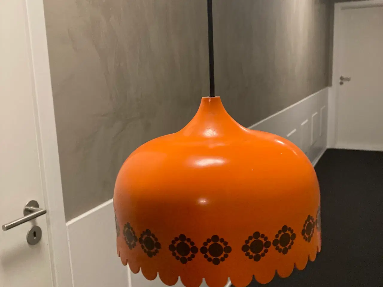 Billede 3 - Retro lampe - orange 