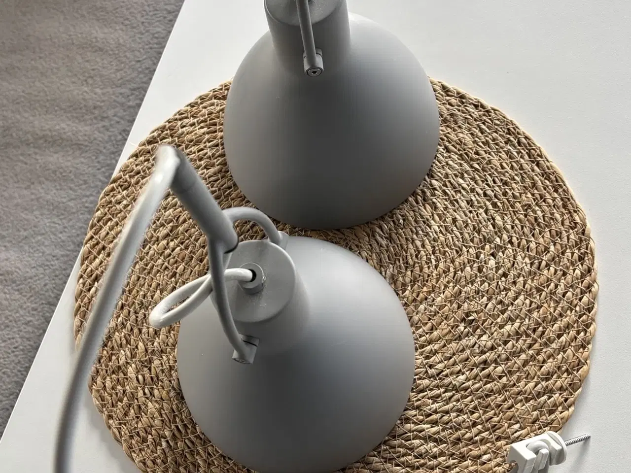 Billede 3 - GRÅ LAMPER 2 STK.  200,-