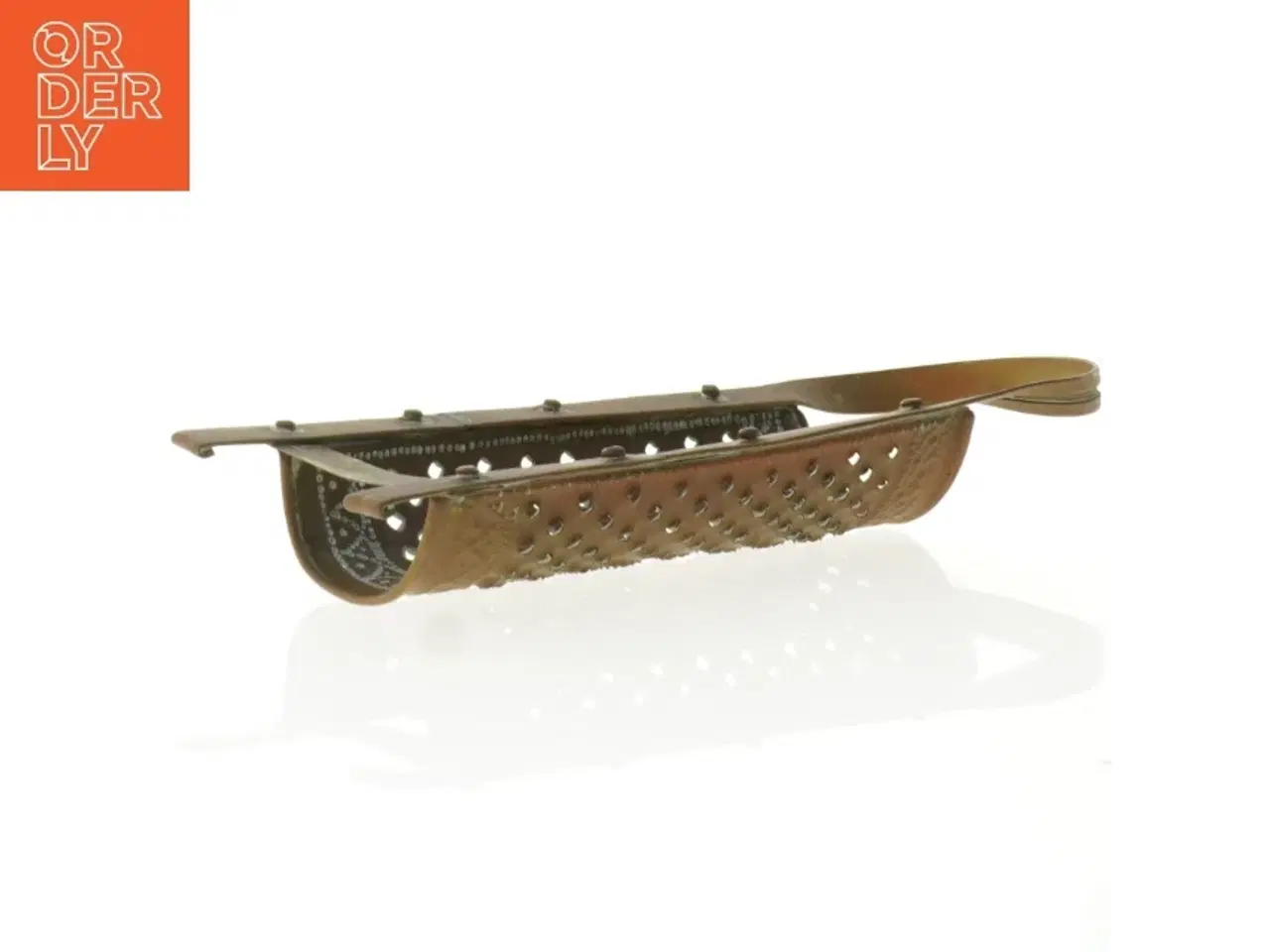 Billede 3 - Antikt Rivejern kobber/messing (str. 29 x 10 cm)