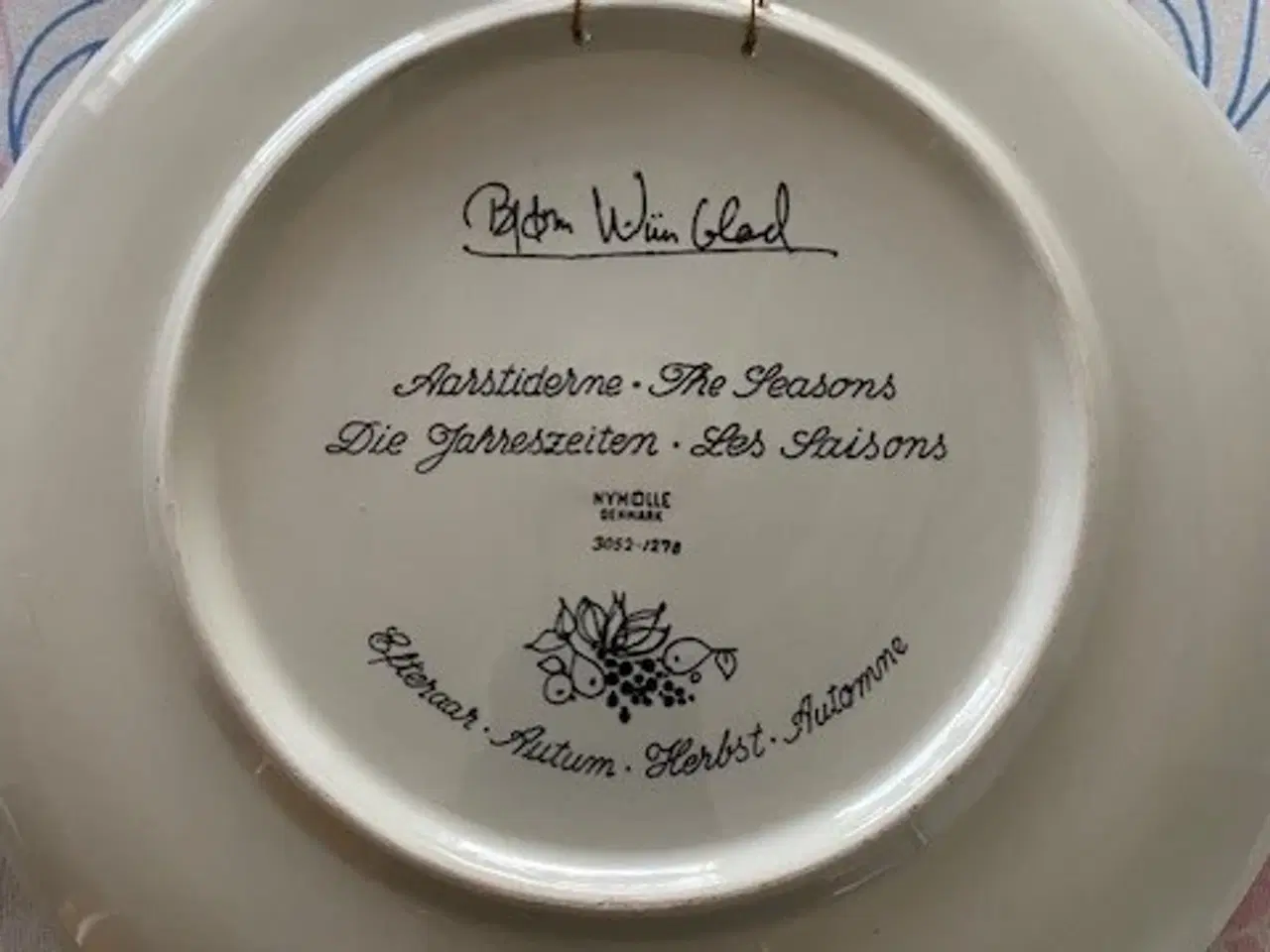 Billede 6 - Bjørn Wiienblad de 4 årstider 27cm