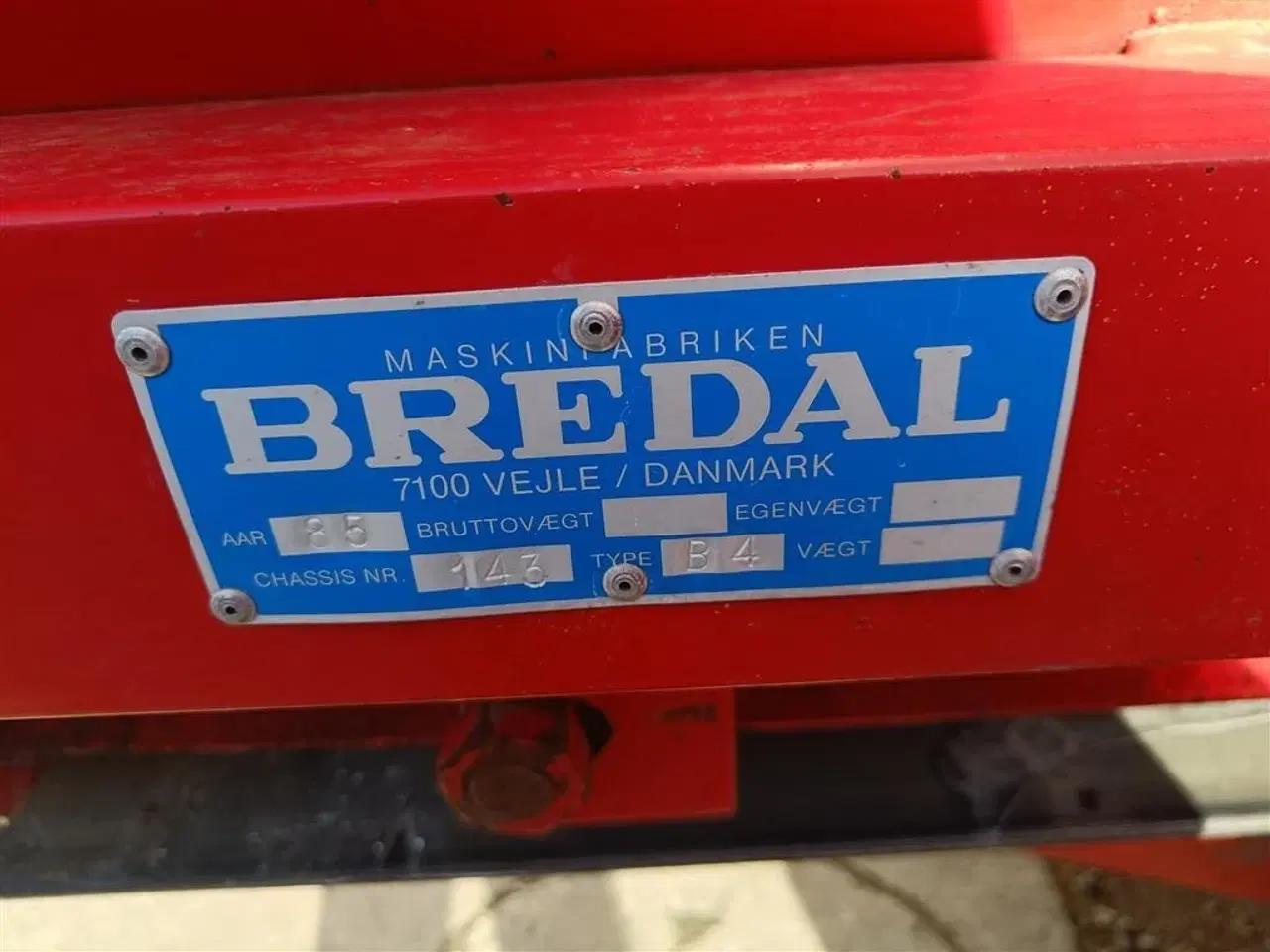 Billede 11 - Bredal B 4 hydraulisk kantspredning