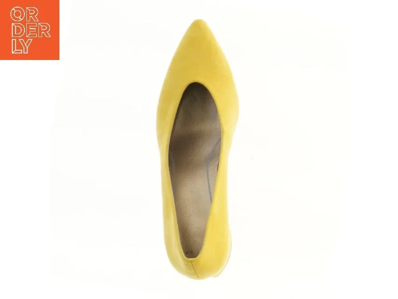 Billede 2 - Gule høje hæle i størrelse 38 fra Marco Tozzi (str. 38 )