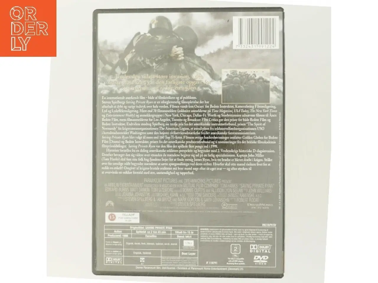 Billede 3 - Saving Private Ryan <span class="label label-blank pull-right"<60th Anniversary edition</span< med To
