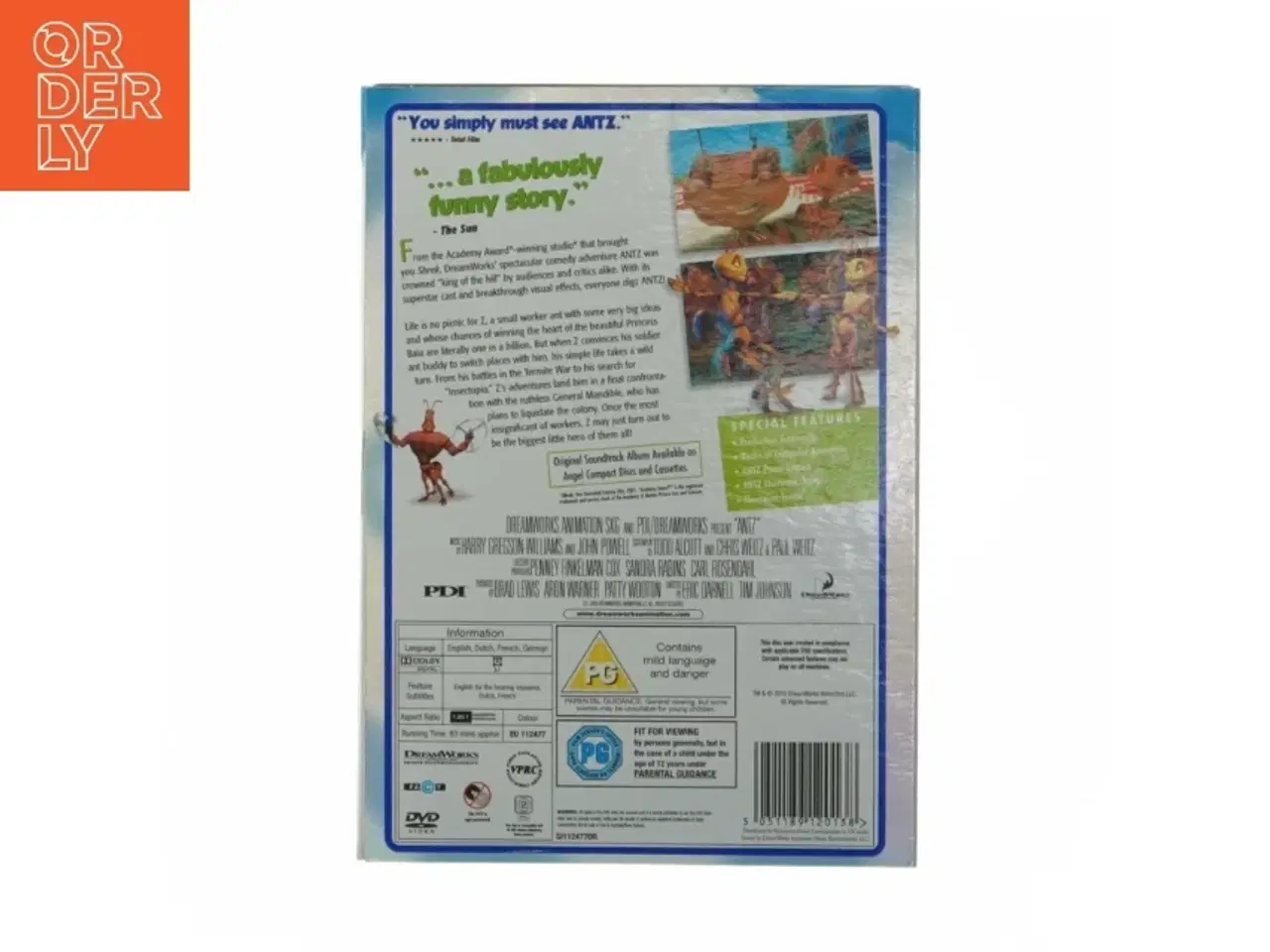 Billede 2 - DVD-film Antz fra Dreamworks (str. Dvd)