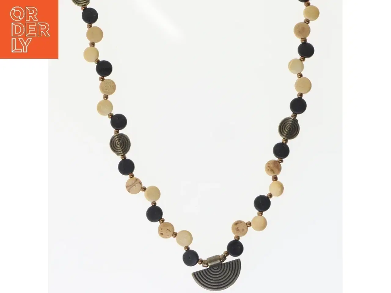 Billede 1 - Halskæde med perler (str. 46 cm)