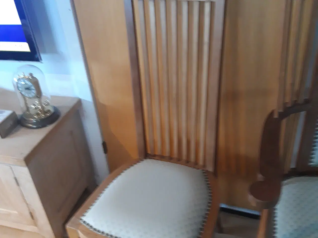 Billede 6 - Antik bænk og stol i massiv Rosentræ sælges