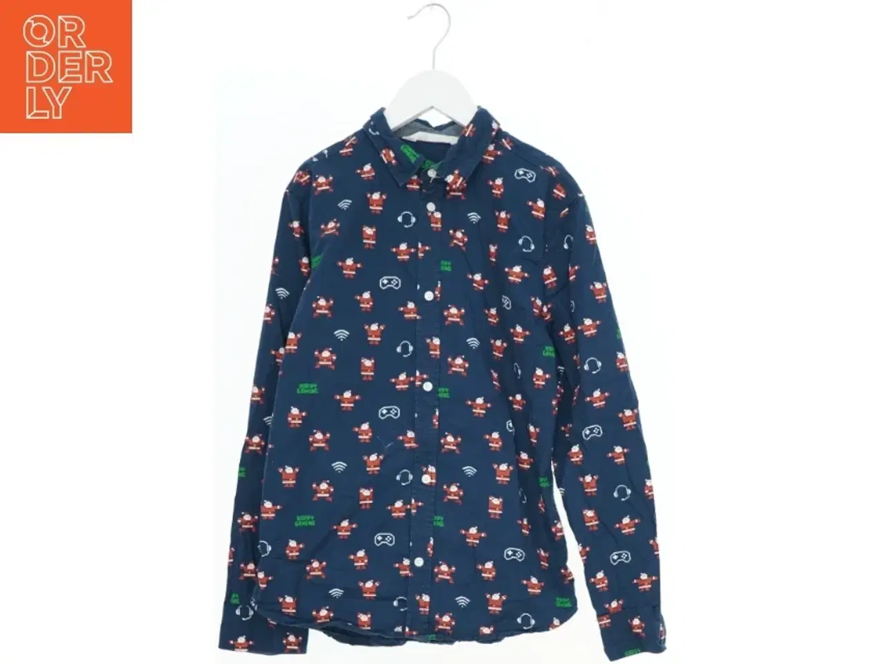 Billede 1 - Børneskjorte med gaming print fra H&M (str. 152)