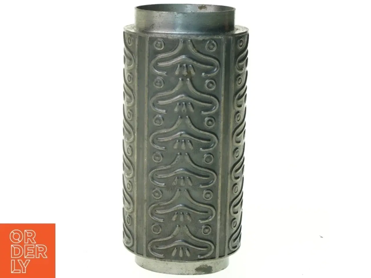Billede 4 - Tin Vase fra Haugrun Norway (str. 17 x 8 x 6 cm)