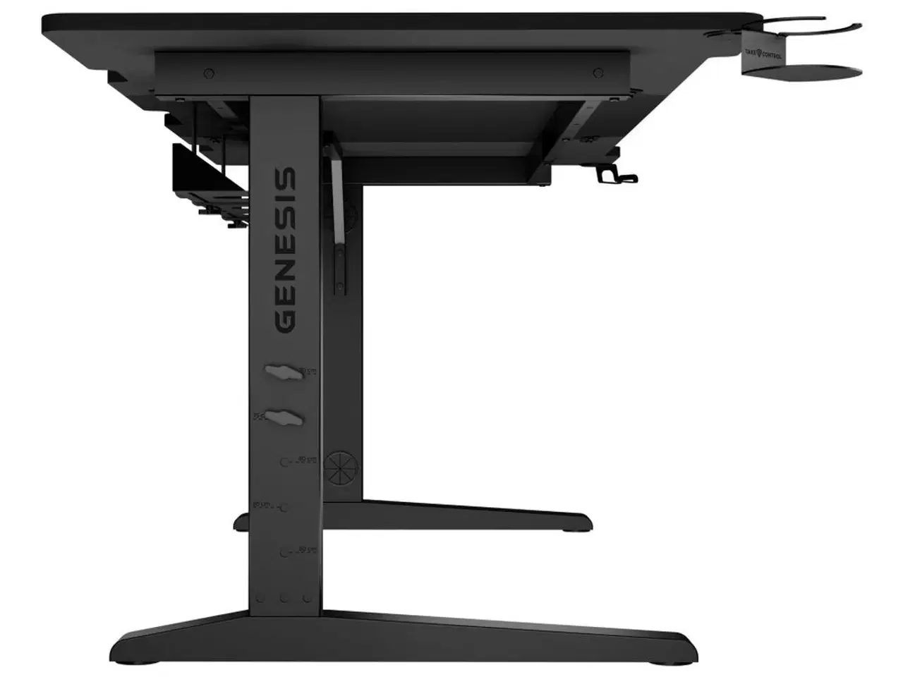 Billede 5 - Skrivebord til gaming Genesis NDS-2251 - sort, justerbar højde
