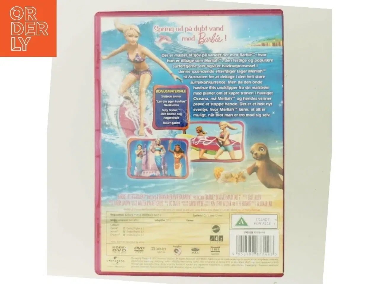 Billede 3 - Barbie i et Havfrueeventyr 2 DVD fra Barbie med Kelly Sheridan (DVD)