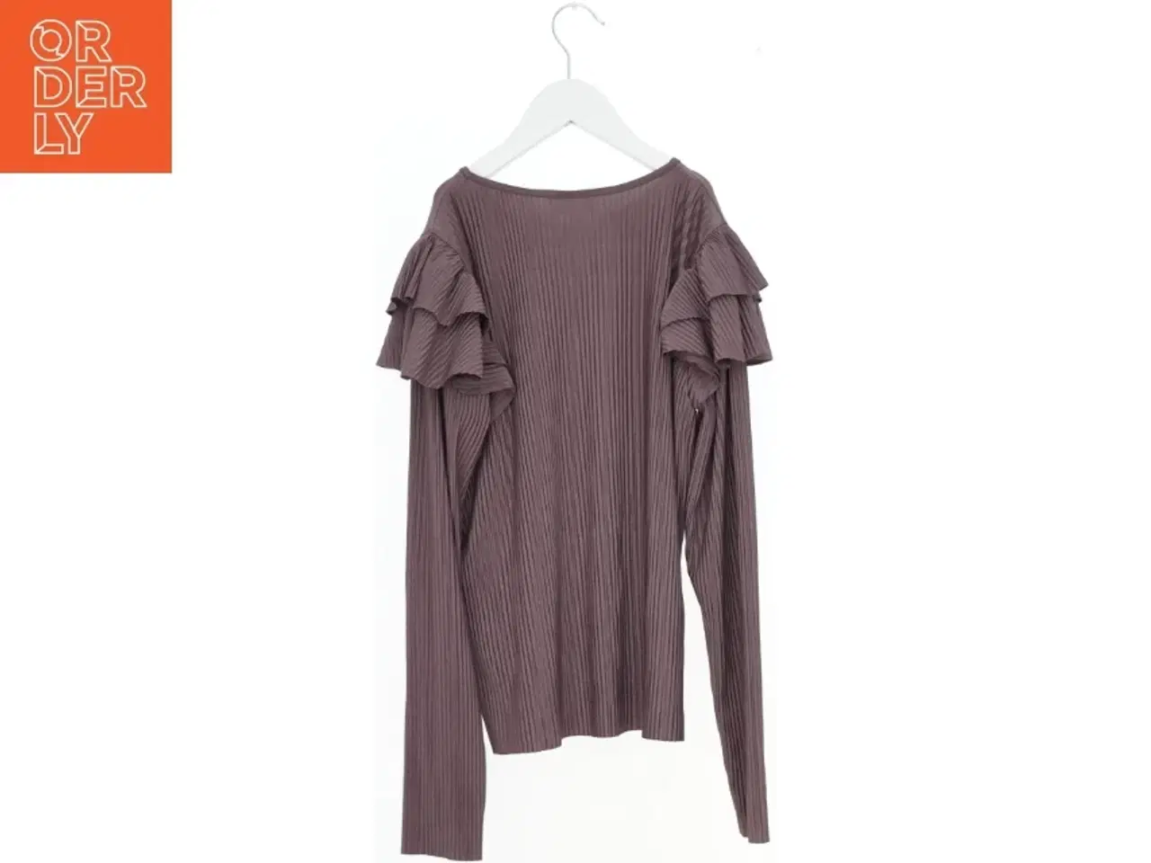 Billede 2 - Langærmet bluse med flæser fra Pomp de Lux (str. 152)