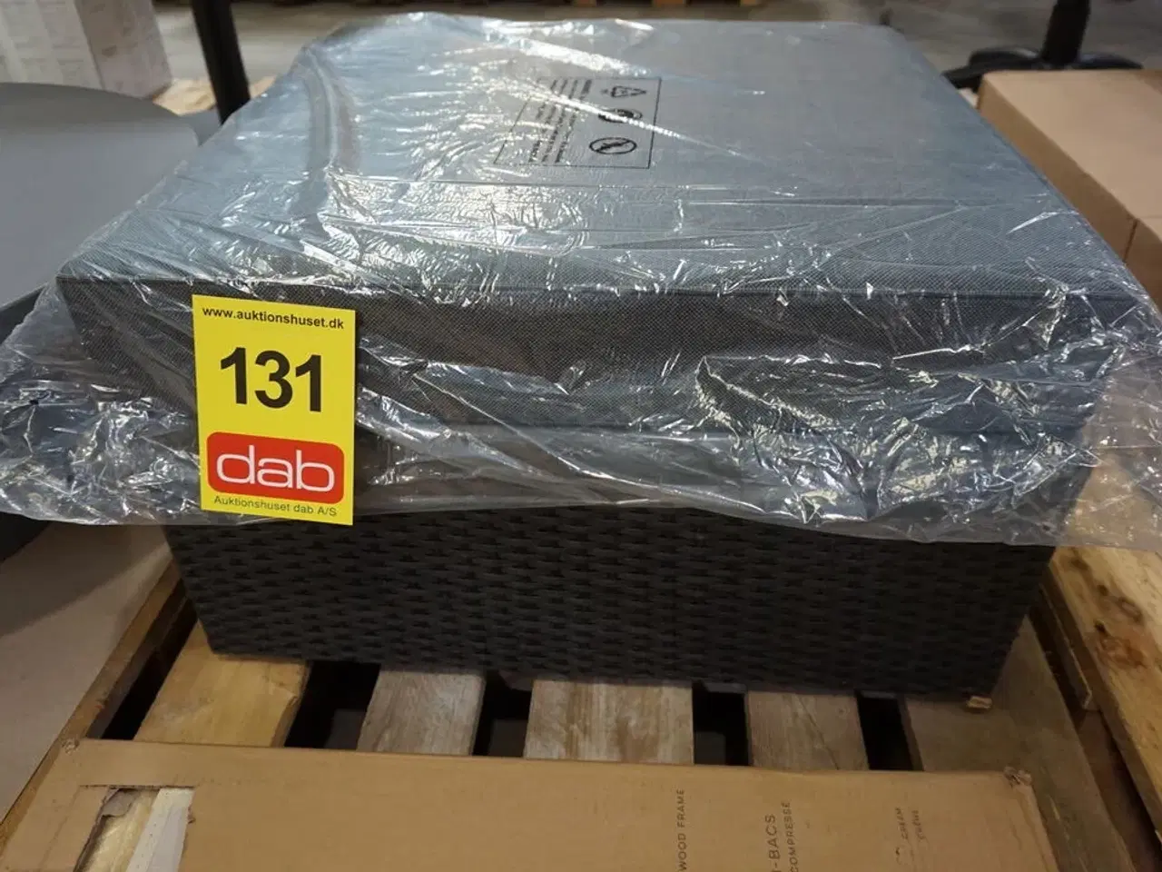 Billede 2 - Pisa polyrattan loungebord - Sort 69x69 cm