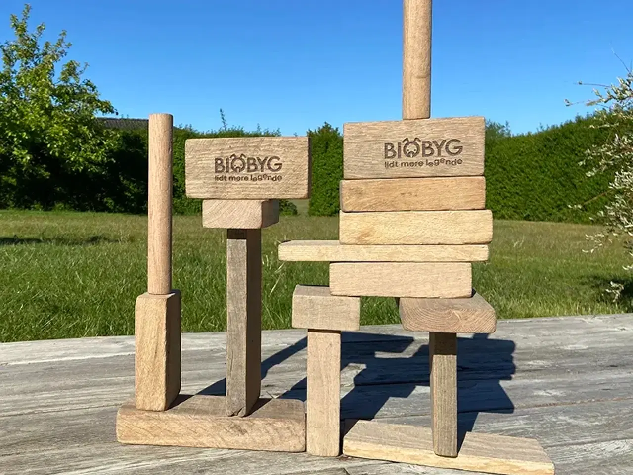 Billede 2 - Klodser til udeleg - egetræ