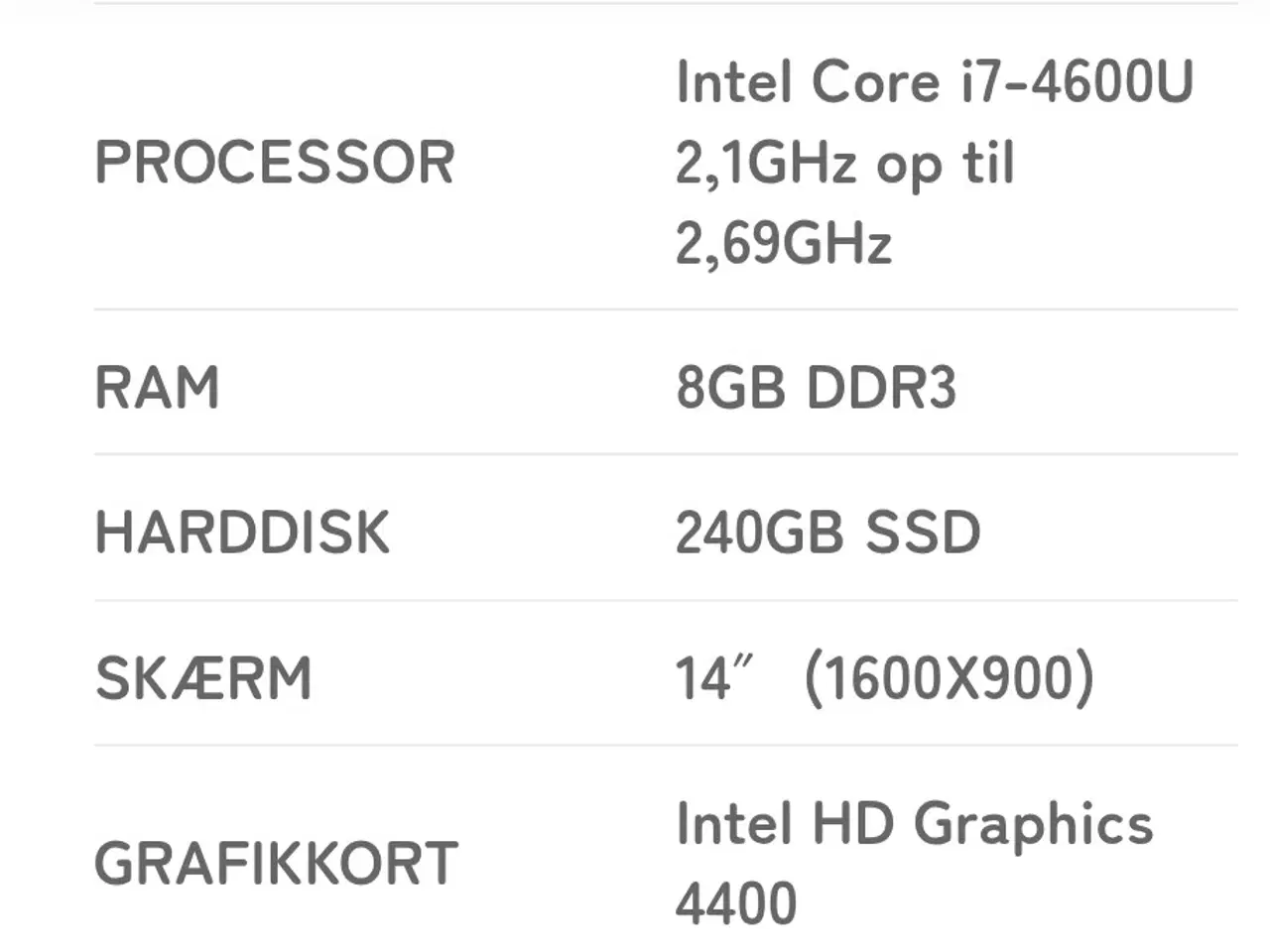 Billede 4 - Lenovo t440s 