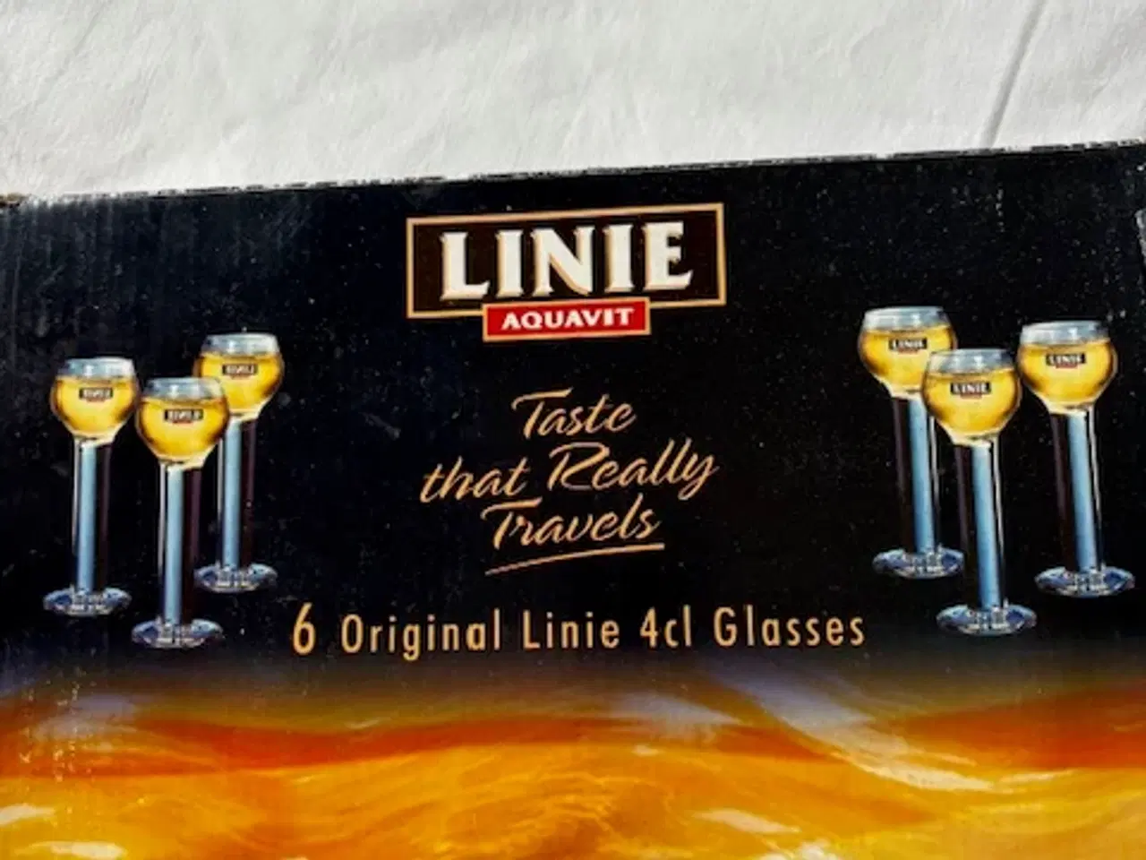 Billede 1 - Linie Aquavit Glas 4 cl. i Gaveæske