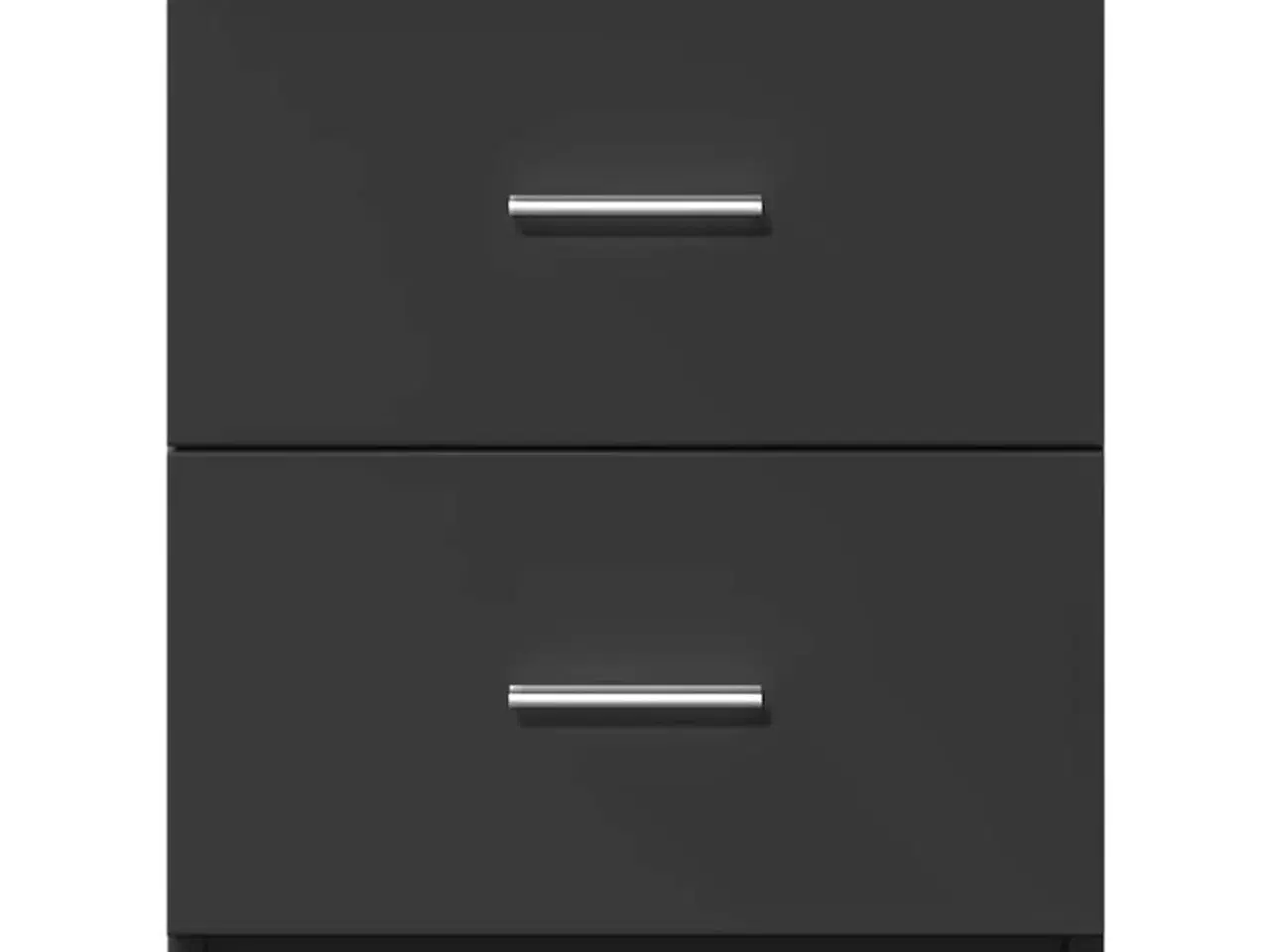 Billede 4 - Sengeborde 2 stk. med 2 skuffer 40x36x50 cm sort