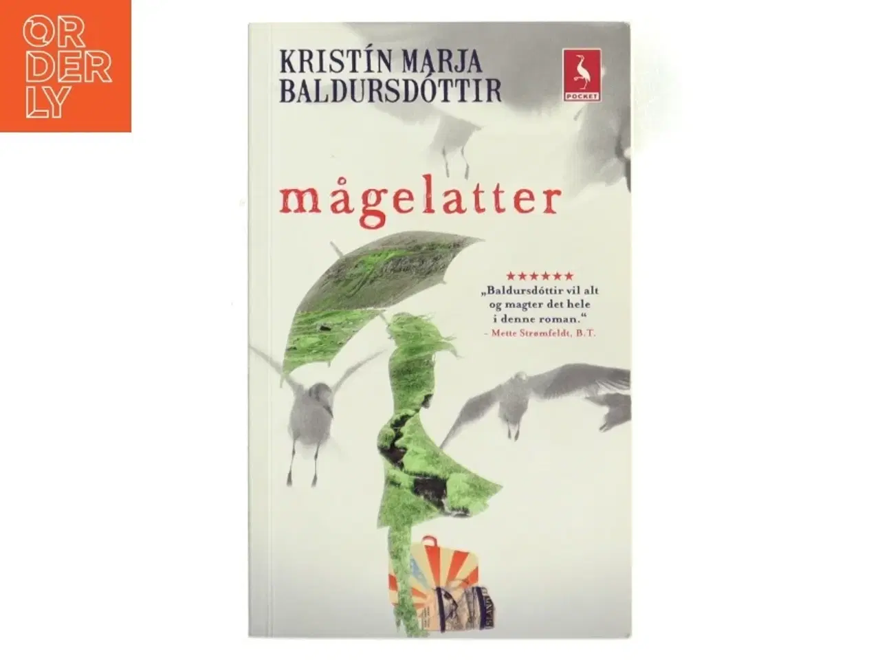 Billede 1 - Mågelatter : roman af Krist&#237;n Marja Baldursd&#243;ttir (Bog)