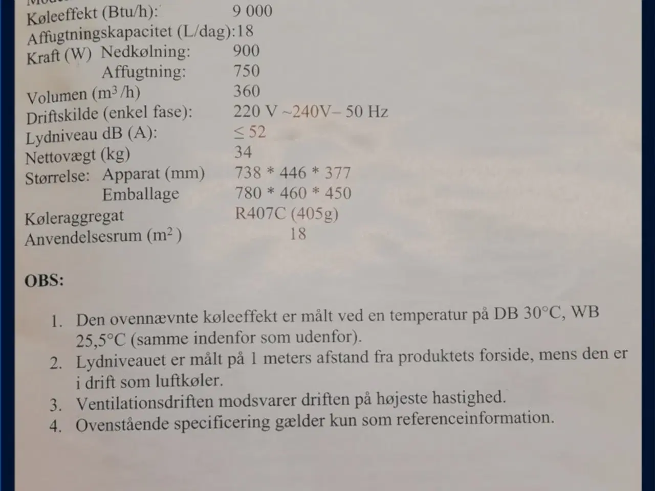 Billede 4 - Aircondition, gulvmodel med tilbehør