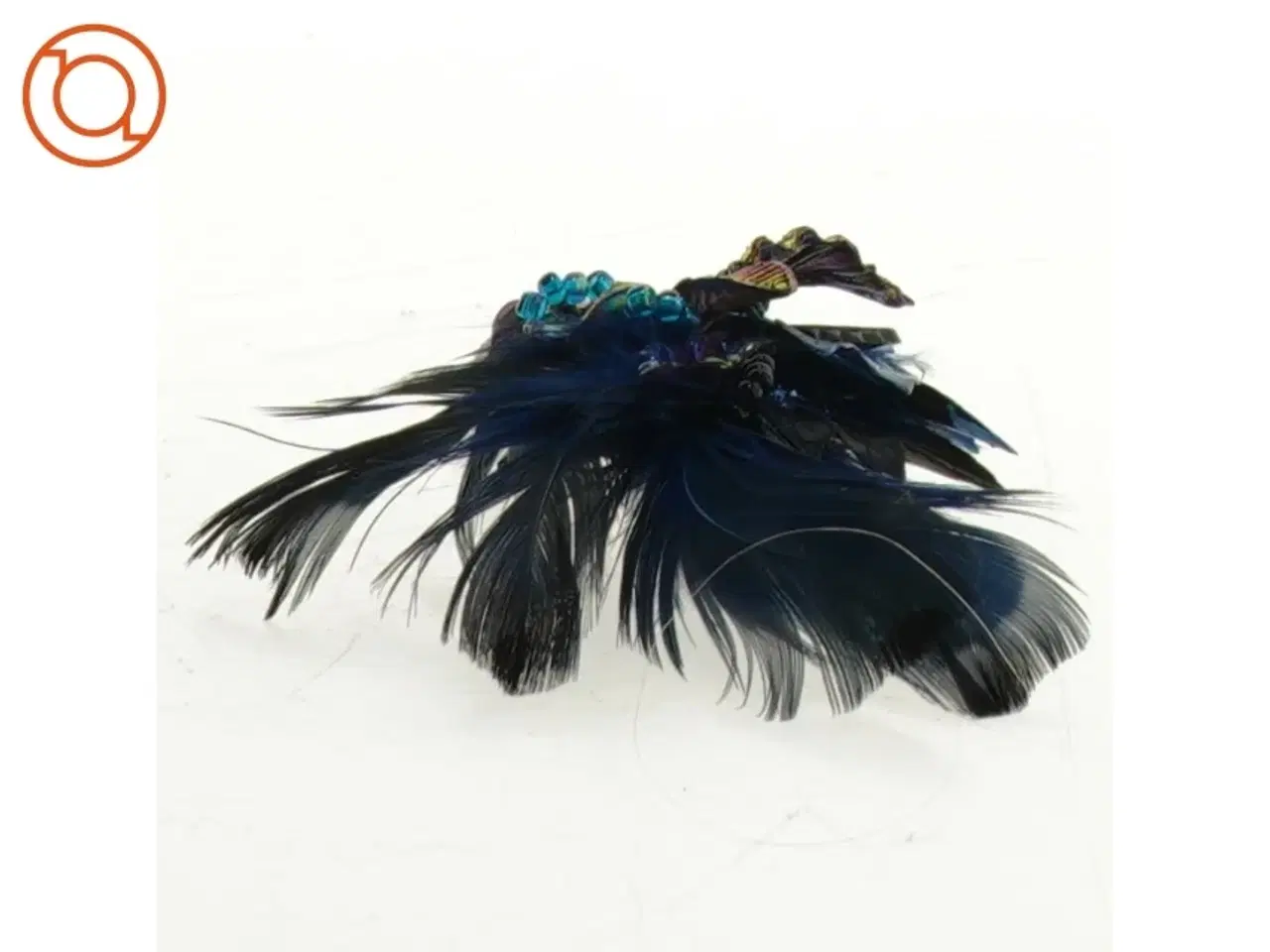 Billede 4 - ny Broche med fjer og smukke sten i gavepose(str. 9 x 5 cm)