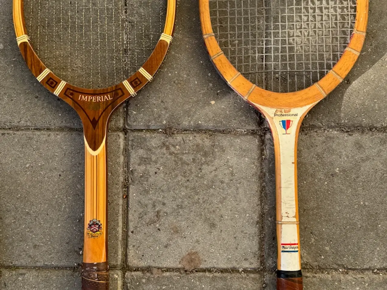 Billede 2 - 2 stk. retro tennis ketchere